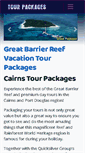 Mobile Screenshot of cairnstourpackages.com.au